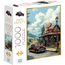 Games Eski Yol 1000 Parça 2,2mm Kalınlık 48X68CM Profesyonel Hobi Puzzle Yapboz Serisi