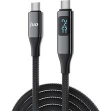 240W USB 3.1 Gen2 10GBPS E-Mark Çipli LED Display 4K 60Hz Görüntü ve Type-C Hızlı Şarj Kablosu 2 Metre