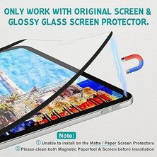 ipad 10.9 Kağıt Hissi Mıknatıslı Çıkarılabilir Ekran Koruyucu Air 4 Pro 11 2018/2022 Mat Ekran Koruyucu Çizim ve Yazma