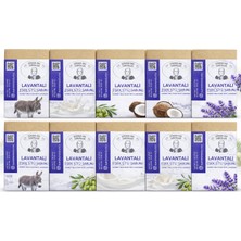 Şükran Ana Sabunları El Yapımı 1 kg Lavantalı Eşek Sütü Sabunu