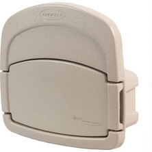 CPLDHH15000 Deluxe Bahçe Hangout 150 Ayak Kapasiteli ve Kapalı Depolama Bölmesi, DHH150 Hortum Askısı, Boyutsuz, Açık Boz Kahverengi