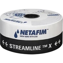 Streamlıne™ x 16125 (12.5mil 20 cm 1,6 Lt/h) 1100 Basınç Ayarsız Yassı Damla Sulama Borusu