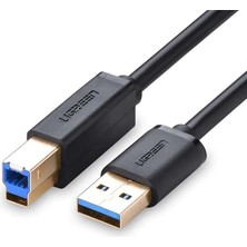 Usb-A 3.0 & Usb-B 3.0 Yazıcı Kablosu, 1 Metre, Siyah