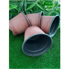 Vakum Saksı 30 Adet 14X11 cm 1,20 Lt Plastik Saksı Ucuz Saksı Fide Üretim Saksısı Fide Saksısı
