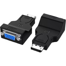 Plus PX-1321 Display Port To VGA Çevirici, Dp To Vga, Display To VGA Görüntü Aktarıcı Çevirici, Dönüştürücü