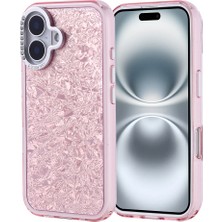 Apple iPhone 16 Uyumlu Kılıf Taşlı Tasarımlı Zore Kapi Kapak