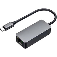 PX-4752 Type C To Gigabit Ethernet, Type C To RJ45 10/100/1000/2500MBPS Gigabit Internet Çevirici, Typec To Ethernet Dönüştürücü Adaptör