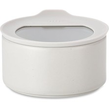 Fika One Seramik Saklama Kabı Buz Beyaz 600 ml D-NEONE060-01