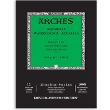 Arches Suluboya Defteri, 23 x 31CM, 12 Sayfa, 300GR