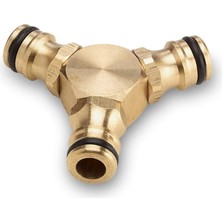 Pirinç Üç Yönlü Bağlantı Konnektör