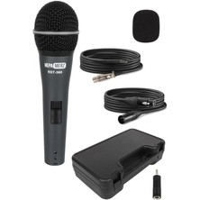 Merz RST-360 Profesyonel Dinamik Cardioid Kablolu El Mikrofonu Kaliteli (Çanta ve Full Set)