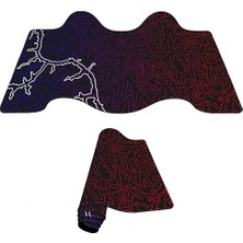 Gaming Mouse Pad 70X30, 90X40 Mouse Pad Xxl Büyük Oyuncu Mouse Pad (River Rainbow, 70X30 Cm)