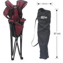 Gray Wolf GW2B Bardaklı Kamp Sandalye ve Kamp Masası 3 Lü Set