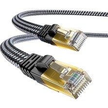 Cat8 Ethernet Patch Adsl Modem Internet Kablosu (Cat8, 5 Metre)