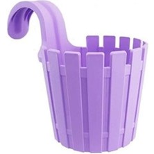 Tekli Askılı Balkon Saksı