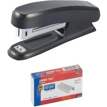 5g Mini Zımba Makinası No.10 ve 1000'li Zımba Teli Siyah Renkli Dayanıklı Araç Gereçler