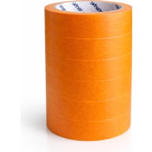 Suncar Schanall Marin Maskeleme Bandı 25MM x 30MT 6 Adet Turuncu
