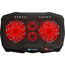 Speeder Sx-15 4 Adet Fanlı 9"-17" Inç Ledli LCD Kontrol Panelli Standlı Notebook Laptop Soğutucu