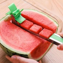 Pratik Paslanmaz Çelik Karpuz Dilimleyici | Ergonomik ve Güvenli Meyve Kesici