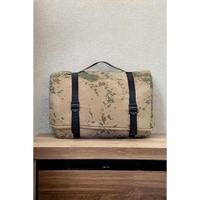 Kamuflaj Uyku Tulumu (-25 °c) Su Geçirmez Membranlı (2.15×1.50M) Kamp ve Deprem 220 gr Polar