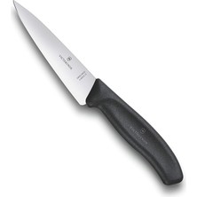 Mutfak Bıçağı Swiss Classic Tranç Blister Uzunluk 12 Cm, 6.8003.12B Üstüne Siyah