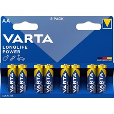 Longlife Power Aa Alkalin Kalem Pil 8'li Paket
