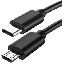 Type-C To Micro USB Çevirici Dönüştürücü Kablo 80 cm