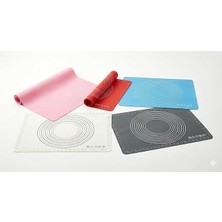 Açma Matı 50X40 cm ve Plastik Kesme Kazıma Aparatı – Silikon Kaymaz Mat + Çok Amaçlı Mutfak Kazıyıcı Seti