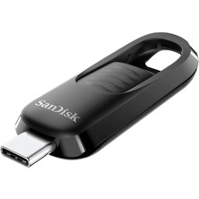 256GB Ultra Slider USB Type-C Flash Sürücü - 400MB/S'YE Kadar, USB 3.2 Gen 1, Geri Çekilebilir Konektör - SDCZ480-256G-G46​