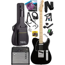 TLX-50BK-50AMP Tele Kasa Maple Klavye 2 Single-Coil 50W Amfili Elektro Gitar