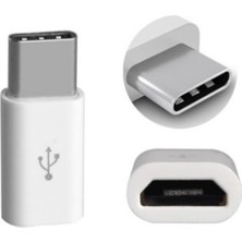 C USB 3.1 To Micro USB Şarj Çevirici Dönüştürücü Adaptör