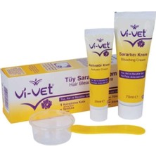 Tüy Sarartıcı Krem 3lü Set Aktivatör Krem 35 ml + Tüy Sarartıcı Krem 70 ml + Karıştırma Kabı