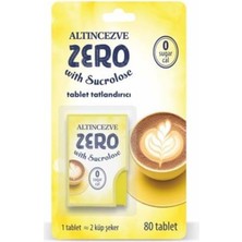 Zero Tablet Tatlandırıcı 80 Tablet
