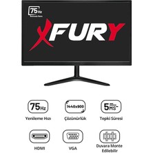 19" Geniş Ekran 75 Hz 5ms (Vga,hdmı) LED Monitör
