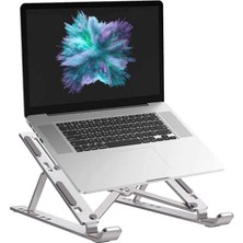 Laptop Standı Macbook Standı Notebook Standı Tüm Laptoplarla Uyumlu Bilgisayar Standı Taşınabilir Metal Kaymaz Standı Dizüstü Bilgisayar Stantları Stant Stand