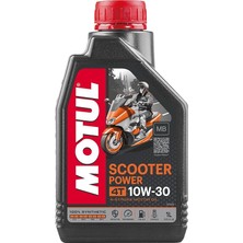 Scooter Power 10W/30 MB 4t 1 Lt 4 Zamanlı Tam Sentetik Motosiklet Yağı