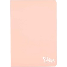 Colors A5 60 Yaprak Çizgili Defter, Somon