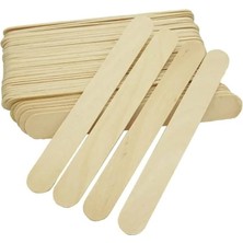 Adet Abeslang Geniş Dil Çubuğu Ahşap Büyük Dondurma Dil Basma Çubuğu