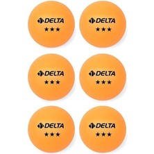 3 Yıldız 6 Adet Masa Tenisi (Pinpon) Topu