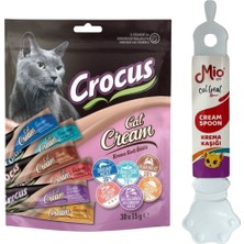 Miçiko Crocus 6 Aromalı Kedi Kreması 30LU  + Krema Kaşığı