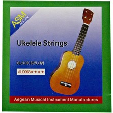 Asm Aegean Ukulele Teli Takım Siyah