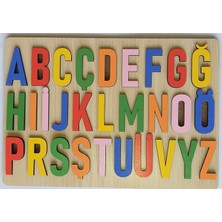 Zeka-Ahşap Alfabe-Bul Tak