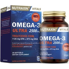 Vitals Ultra Omega-3 2500 Mg 30 Kapsül Takviye Edici Gıda