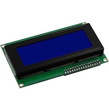 LCD Ekran - I2C Lehimli Mavi Display