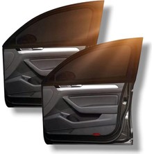 Yan Cam Perdesi, Araba Cam Perdesi, Otomobil Camı Güneşliği,güneşlik Araba (2 Paket Siyah)