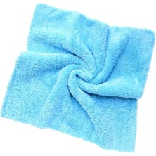 (1 Adet) 3412 Mikrofiber Peluş Oto Kurulama Temizlik Pasta Cila Toz ve Cam Bezi 40X40 Cm.
