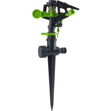 Plastik Kazıklı Toprağa Gömmeli Hareketli Vurmalı Tabanca Su Fıskiyesi Bahçe Çim Sulama Aparatı