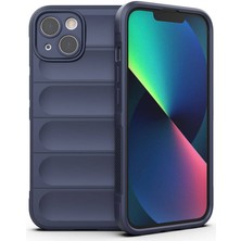 Apple iPhone 13 Uyumlu Kılıf Esnek Tpu Oyuklu Arka Yüzey Tasarımlı Zore Etnik Silikon Kapak