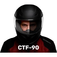 Motosiklet Kask Fotokromik Film-Vizör Buğu Önleyici Kolay Montaj Anti Fog CTF-90