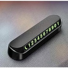 Araç Içi Park Telefon Numarası Fosforlu Numaratör Oto Cam Kartı